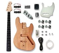 corpo chitarra Body Guitar Electric Body & Neck Kit Neck Acero 21 Fret Non Finiti Tutto Fai Da Te Ricambi Per Chitarra Bass. kit chitarra fai da te (Color : 01)