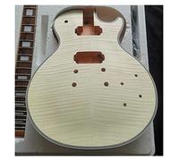 corpo chitarra Chitarra Elettrica Impiallacciata In Acero Fiammato + Tastiera In Palissandro Con Manico In Mogano Okoume kit chitarra fai da te (Color : 22)