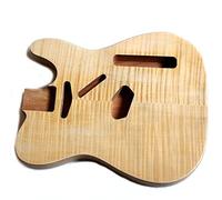 corpo chitarra Corpo Chitarra Elettrica Unfinish Con Impiallacciatura Di Acero kit chitarra fai da te