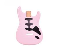 corpo chitarra Corpo Della Chitarra Di Colore Rosa Con Conchiglia Di Legno Ontano Per San Abitudine Fatta A Mano SSS. Kit Per Chitarra Elettrica. kit chitarra fai da te