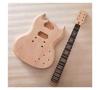 corpo chitarra Fai Da Te 1. Set Guitar Mahogany Body And Neck Kit Per Chitarra Elettrica Non Finita kit chitarra fai da te