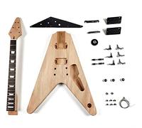 corpo chitarra Fai Da Te 6. Strings Solid Mahogany Flying V Style Guitar Body Body Guilder Kit kit chitarra fai da te