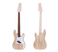 corpo chitarra Fai Da Te Kit Per Chitarra Bass Con Corpo Di Paulownia, Pickguard, Elettronica, Maple Guitar Neck & Swewood kit chitarra fai da te