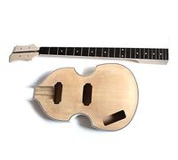corpo chitarra Fai Da Te Kit Per Chitarra Per Basso Elettrico BASS BASSARE IL TUO PROPRIO IN MANO SINISTRA kit chitarra fai da te (Color : Without parts)
