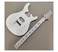 corpo chitarra fatto a mano 1 set kit chitarra elettrica con manico e corpo incompiuto, parte fai da te da 24,75 pollici