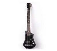 corpo chitarra fatto a mano Chitarra Elettrica Portatile Da Viaggio Di Alta Qualità (Color : Black)