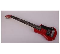 corpo chitarra fatto a mano Chitarra Elettrica Portatile Da Viaggio Di Alta Qualità (Color : Crimson1)
