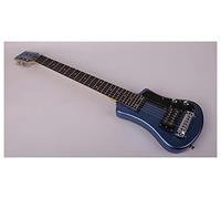 corpo chitarra fatto a mano Chitarra Elettrica Portatile Da Viaggio Di Alta Qualità (Color : Dark blue)