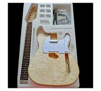Corpo Chitarra Fatto a Mano Kit Chitarra Fai-da-Te Ripple D'acqua Chitarra Elettrica Materiale Per La Fabbricazione Di Accessori In Legno Massello Corpo In Tiglio Kit Combinazione Fai Da Te (Color :