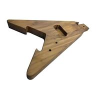corpo chitarra Il Corpo Della Chitarra Elettrica Del V-tipo Adotta I Prodotti Semilavorati In Legno Di Paulownia Di Alta Qualità kit chitarra fai da te