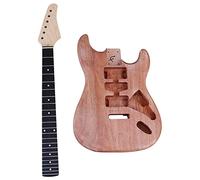 corpo chitarra Kit Chitarra Elctrica Kit Okoume Wood Body Neck Neck Neck BayGuard Per St Fai Da Te Parti Della Chitarra kit chitarra fai da te