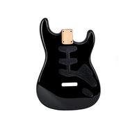 corpo chitarra Legno Di Ontano SSS. Body Guitar Pickup In Colore Nero kit chitarra fai da te