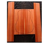 corpo chitarra Materiale Di Lana Impiallacciato Sul Retro Della Chitarra In Legno Di Sandalo Rosso E Mogano Completo Materiale Per La Fabbricazione Di Chitarra Singola kit chitarra fai da te (Color :