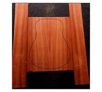 corpo chitarra Materiale Di Lana Impiallacciato Sul Retro Della Chitarra In Legno Di Sandalo Rosso E Mogano Completo Materiale Per La Fabbricazione Di Chitarra Singola kit chitarra fai da te (Color :