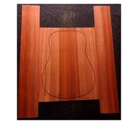 corpo chitarra Materiale Di Lana Impiallacciato Sul Retro Della Chitarra In Legno Di Sandalo Rosso E Mogano Completo Materiale Per La Fabbricazione Di Chitarra Singola kit chitarra fai da te (Color :