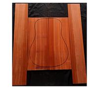corpo chitarra Materiale Di Lana Impiallacciato Sul Retro Della Chitarra In Legno Di Sandalo Rosso E Mogano Completo Materiale Per La Fabbricazione Di Chitarra Singola kit chitarra fai da te (Color :