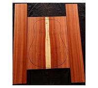 corpo chitarra Materiale Di Lana Impiallacciato Sul Retro Della Chitarra In Legno Di Sandalo Rosso E Mogano Completo Materiale Per La Fabbricazione Di Chitarra Singola kit chitarra fai da te (Color :