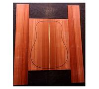 corpo chitarra Materiale Di Lana Impiallacciato Sul Retro Della Chitarra In Legno Di Sandalo Rosso E Mogano Completo Materiale Per La Fabbricazione Di Chitarra Singola kit chitarra fai da te ( Color :