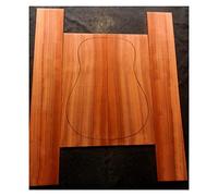 corpo chitarra Materiale Di Lana Impiallacciato Sul Retro Della Chitarra In Legno Di Sandalo Rosso E Mogano Completo Materiale Per La Fabbricazione Di Chitarra Singola kit chitarra fai da te (Color :