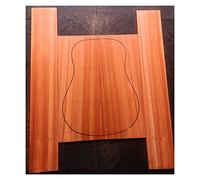 corpo chitarra Materiale Di Lana Impiallacciato Sul Retro Della Chitarra In Legno Di Sandalo Rosso E Mogano Completo Materiale Per La Fabbricazione Di Chitarra Singola kit chitarra fai da te (Color :
