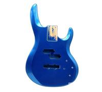 Corpo Del Basso Elettrico In Legno Di Pioppo Colore Blu Metallizzato