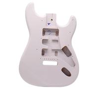 Corpo Della Chitarra Accessori Per La Modifica Del Barilotto Della Chitarra Elettrica Bianco Lucido Di Pioppo