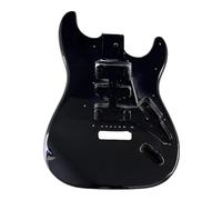 Corpo Della Chitarra Chitarra Elettrica Barile Metallico Parte Di Chitarra Nera Per Fai Da Te (Color : 01)