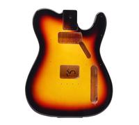 Corpo Della Chitarra Corpo Della Chitarra In Pioppo, Accessori Per Strumenti Con Luce Al Tramonto, Modifica Fai Da Te