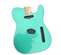 Corpo della chitarra fai da te Corpo Della Chitarra Elettrica In Legno Di Ontano Di Colore Verde TL Finitura Lucida Per Kit Di Chitarra TL Parti Di Costruzione