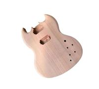 Corpo della chitarra fai da te Corpo Della Chitarra Elettrica Non Finito Pickup HH Legno Di Mogano Suono Ricco E Risonante