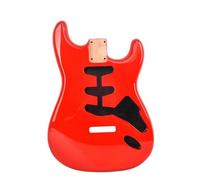 Corpo Della Chitarra In Ontano Con Finitura Lucida SSS Pickup Route Colore Rosso Per Chitarre Fai-da-te