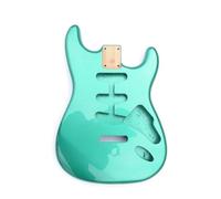 Corpo Della Chitarra In Ontano Con Finitura Lucida SSS Pickup Route In Metallo Colore Verde Fai Da Te Per Chitarre ST