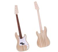 Corpo della chitarra non finito Kit Fai Da Te Per Basso Elettrico Costruisci Il Tuo Basso Elettrico Con Corpo In Paulownia, Battipenna, Elettronica, Manico In Acero, Palissandro, Fret