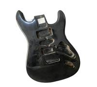 Corpo Di Chitarra Elettrica In Legno Chitarra Elettrica Nera A Sei Corde Con Corpo In Legno Massello