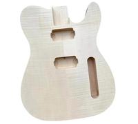 Corpo Di Chitarra Elettrica In Legno Corpo Della Chitarra Elettrica In Stile TL Non Finito Impiallacciatura In Acero Massello Di Mogano