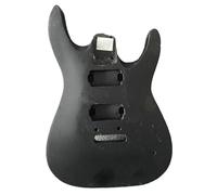 Corpo Di Chitarra Elettrica In Legno Corpo Della Chitarra Elettrica Nero Opaco Prestazioni Professionali