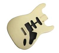 Corpo Di Chitarra Elettrica In Legno Corpo Per Chitarra Elettrica ST Strumento Musicale Durevole(Yellow)