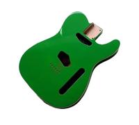 Corpo Di Chitarra Elettrica In Legno Kit Di Strumenti Per Amanti Della Musica Con Corpo In Legno Di Ontano E Bordo Verde