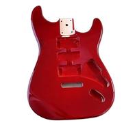 Corpo Di Chitarra Elettrica In Legno Modifica Del Corpo Della Chitarra Elettrica Fai Da Te Accessori Per Strumenti In Pioppo Rosso
