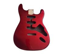 Corpo Di Chitarra Elettrica In Legno Parti Di Ricambio Per Corpo Chitarra Elettrica ST Per Principianti Ed Adulti Accessori Fai Da Te(Red)