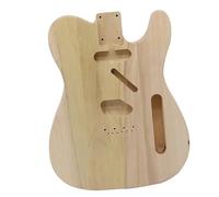 Corpo Di Chitarra Elettrica In Legno Strumento Di Assemblaggio Fai Da Te Con Corpo Di Chitarra Elettrica Color Legno Originale