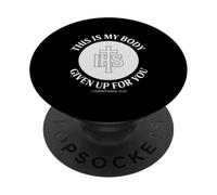 Corpo di Cristo Eucaristia Devozione Cattolica PopSockets PopGrip Adesivo