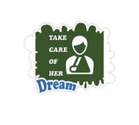 Corpo di feriti Adesivi Citazione Sogno Decalcomanie in Vinile