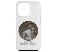 CORPO DI MICHELANGELO Divertente Rinascimento Medievale David Custodia per iPhone 13 Pro