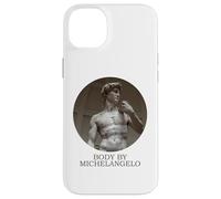 CORPO DI MICHELANGELO Divertente Rinascimento Medievale David Custodia per iPhone 14 Plus