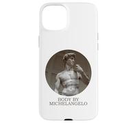 CORPO DI MICHELANGELO Divertente Rinascimento Medievale David Custodia per iPhone 15 Plus