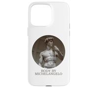 CORPO DI MICHELANGELO Divertente Rinascimento Medievale David Custodia per iPhone 15 Pro Max