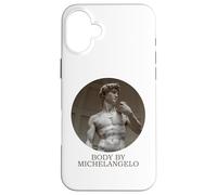 CORPO DI MICHELANGELO Divertente Rinascimento Medievale David Custodia per iPhone 16 Plus