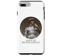 CORPO DI MICHELANGELO Divertente Rinascimento Medievale David Custodia per iPhone 7 Plus/8 Plus
