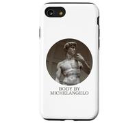 CORPO DI MICHELANGELO Divertente Rinascimento Medievale David Custodia per iPhone SE (2020) / 7/8